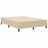 Boxspring bed Grijs groen 160 x 200 cm Katoenen stof 2
