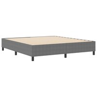Boxspring bed Lichtgrijs 180 x 200 cm Katoenen stof 2