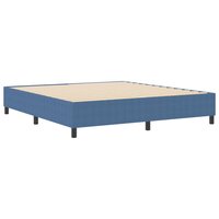 Boxspring bed Blauw 180 x 200 cm Katoenen stof 2