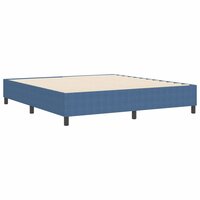 Boxspring bed Blauw 180 x 200 cm Katoenen stof 8