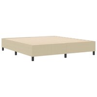 Boxspring bed Grijs groen 180 x 200 cm Katoenen stof 2