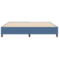 Boxspring bed Blauw 200 x 200 cm Katoenen stof 6