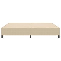 Boxspring bed Grijs groen 200 x 200 cm Katoenen stof 6