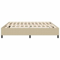 Boxspring bed Grijs groen 200 x 200 cm Katoenen stof 7