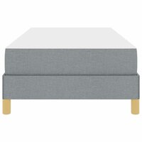 Boxspring bed Lichtgrijs en Bruin 80 x 200 cm 7