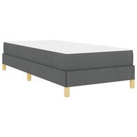 Boxspring bed Donkergrijs en Bruin 90 x 190 cm 9