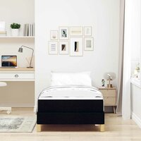 Boxspring bed Zwart en Bruin 90 x 190 cm 5