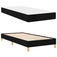 Boxspring bed Zwart en Bruin 90 x 190 cm 6