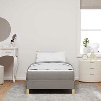 Boxspring bed Taupe en Bruin 90 x 190 cm 5