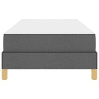 Boxspring bed Donkergrijs en Bruin 90 x 200 cm 7