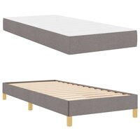 Boxspring bed Taupe en Bruin 100 x 200 cm 6