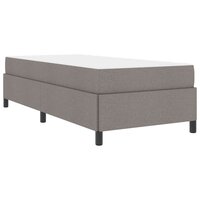 Boxspring bed Taupe en Zwart 80 x 200 cm 2