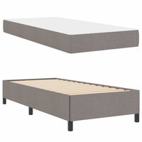 Boxspring bed Taupe en Zwart 80 x 200 cm 5