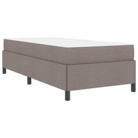 Boxspring bed Taupe en Zwart 80 x 200 cm 8
