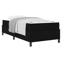 Boxspring bed Zwart en Zwart 90 x 200 cm 3