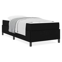 Boxspring bed Zwart en Zwart 90 x 200 cm 4