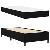 Boxspring bed Zwart en Zwart 90 x 200 cm 6