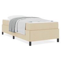 Boxspring bed Cr&egrave;me en Zwart 100 x 200 cm 4