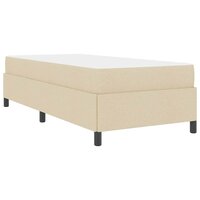 Boxspring bed Cr&egrave;me en Zwart 100 x 200 cm 9