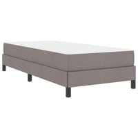 Boxspring bed met matras Taupe 80 x 200 cm Stof 2