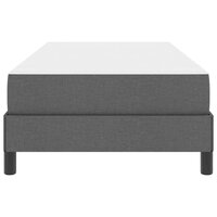 Boxspring bed met matras Donkergrijs 90 x 190 cm Stof 7