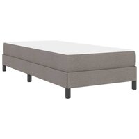 Boxspring bed met matras Taupe 90 x 190 cm Stof 9
