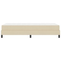 Boxspring bed met matras Cr&egrave;me 90 x 190 cm Stof 8