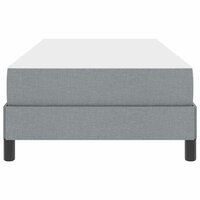 Boxspring bed met matras Lichtgrijs 90 x 200 cm Stof 7