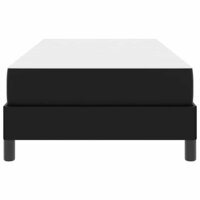 Bed met matras Zwart 90 x 190 cm Kunstleer 7