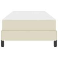 Bed met matras Cr&egrave;me 100 x 200 cm Kunstleer 7