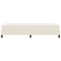 Bed met matras Cr&egrave;me 100 x 200 cm Kunstleer 8