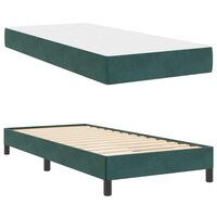 Boxspringbed met matras Donkergroen 80 x 200 cm Fluweel 6