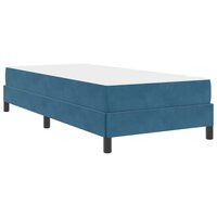 Boxspringbed met matras Donkerblauw 80 x 200 cm Fluweel 2