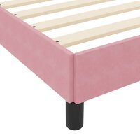 Boxspringbed met matras met matras Roze 80 x 200 cm Fluweel 8