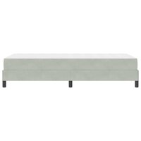 Boxspringbed met matras Lichtgrijs 90 x 190 cm Fluweel 8