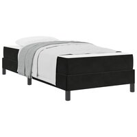 Boxspringbed met matras met matras Zwart 90 x 190 cm Fluweel 3
