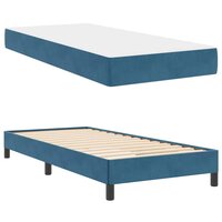 Boxspringbed met matras Donkerblauw 90 x 200 cm Fluweel 6