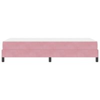 Boxspringbed met matras met matras Roze 90 x 200 cm Fluweel 8