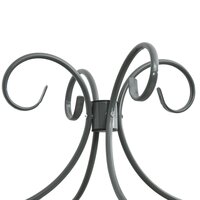 Hemelbedframe metaal grijs 160x200 cm 5