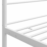 Hemelbedframe metaal wit 120x200 cm  5