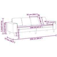 Bankstel Cr&egrave;me Fluweel 9