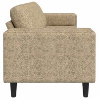 Bankstel Lichtgrijs Faux suede leer 5