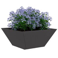 Tuin Kom Plantenbak Zwart 35 x 35 x 15 cm Staal 3