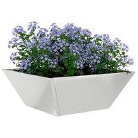 Tuin Kom Plantenbak Zilver 40 x 40 x 15 cm Gegalvaniseerd staal 3