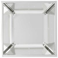 Tuin Kom Plantenbak Zilver 40 x 40 x 15 cm Gegalvaniseerd staal 8