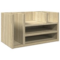 Bureau organiser 44,5x24x25 cm bewerkt hout sonoma eikenkleurig 2