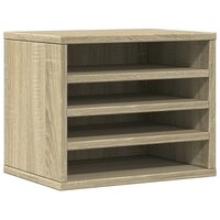 Bureau organiser 36x26x29,5 cm bewerkt hout sonoma eikenkleurig 2