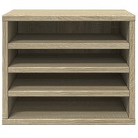 Bureau organiser 36x26x29,5 cm bewerkt hout sonoma eikenkleurig 4