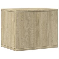 Bureau organiser 36x26x29,5 cm bewerkt hout sonoma eikenkleurig 6