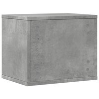 Bureau organiser 36x26x29,5 cm bewerkt hout betongrijs 6